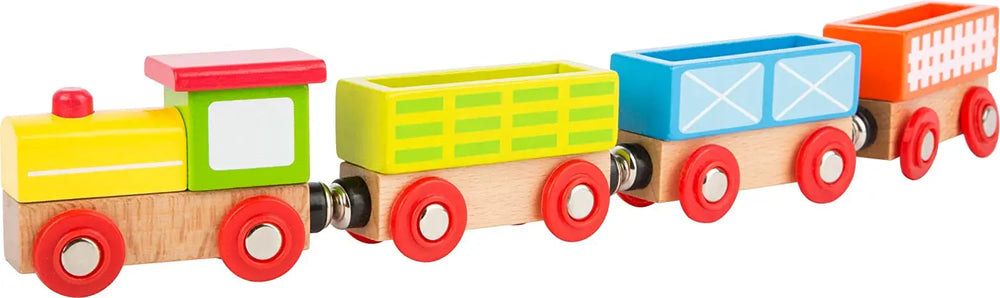 Small Foot Wooden Toy Train - My Zoo