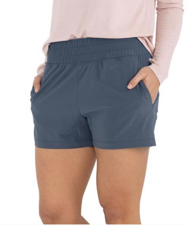 WOMEN'S PULL-ON BREEZE SHORT- Blue Dusk 11