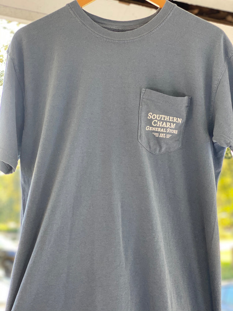 Southern Charm Short Sleeve T-Shirt Blue