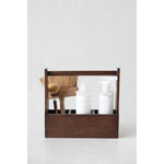 MDF Caddy with 3 Sections, Espresso Finish