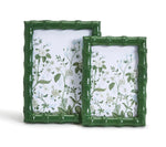 Countryside Green Faux Bamboo Photo Frame