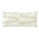 36" x 16" H&-Woven Lumbar Pillow with Woven Tassels