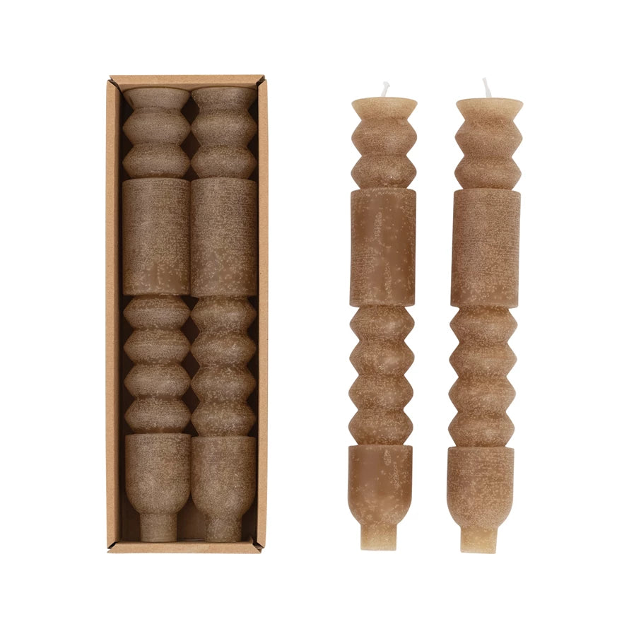 Unscented Totem Taper Candles in Box