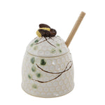 Small Honey Jar with Wood Dipper