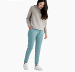 Women's Bamboo Fleece Lounge Pant Stormy Sea