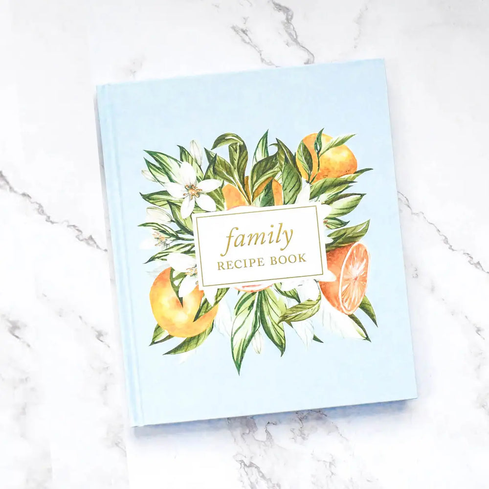 Family Recipe Book & Keepsake Journal | Blank Cookbook
