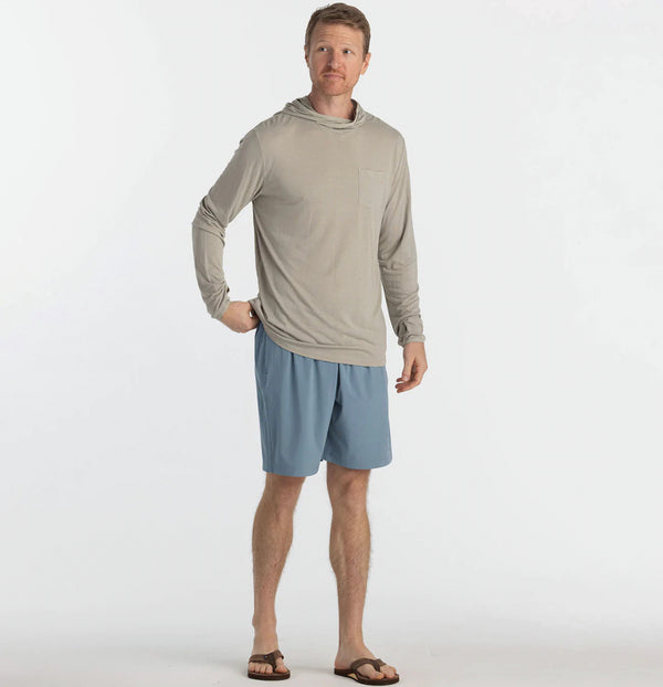 Men's Bamboo Lightweight Hoody Sandstone