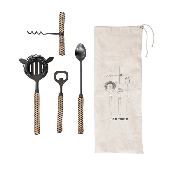 Assorted Stainless Stral Bar Set in Bag