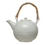 Stoneware Textured Teapot