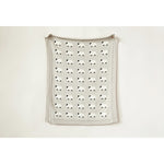 Cotton Knit Blanket w/ Sheep, Grey