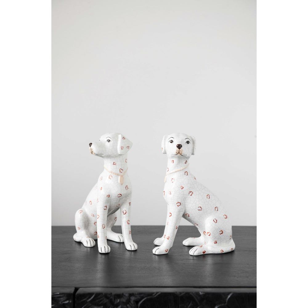 Hand-Painted Ceramic Dog