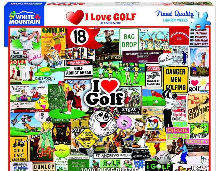 I Love Golf Puzzle
