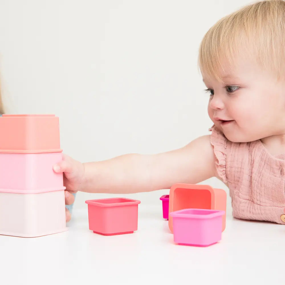 Jeweled Pink Happy Stacks