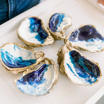 The Ocean Painted Oyster Dish