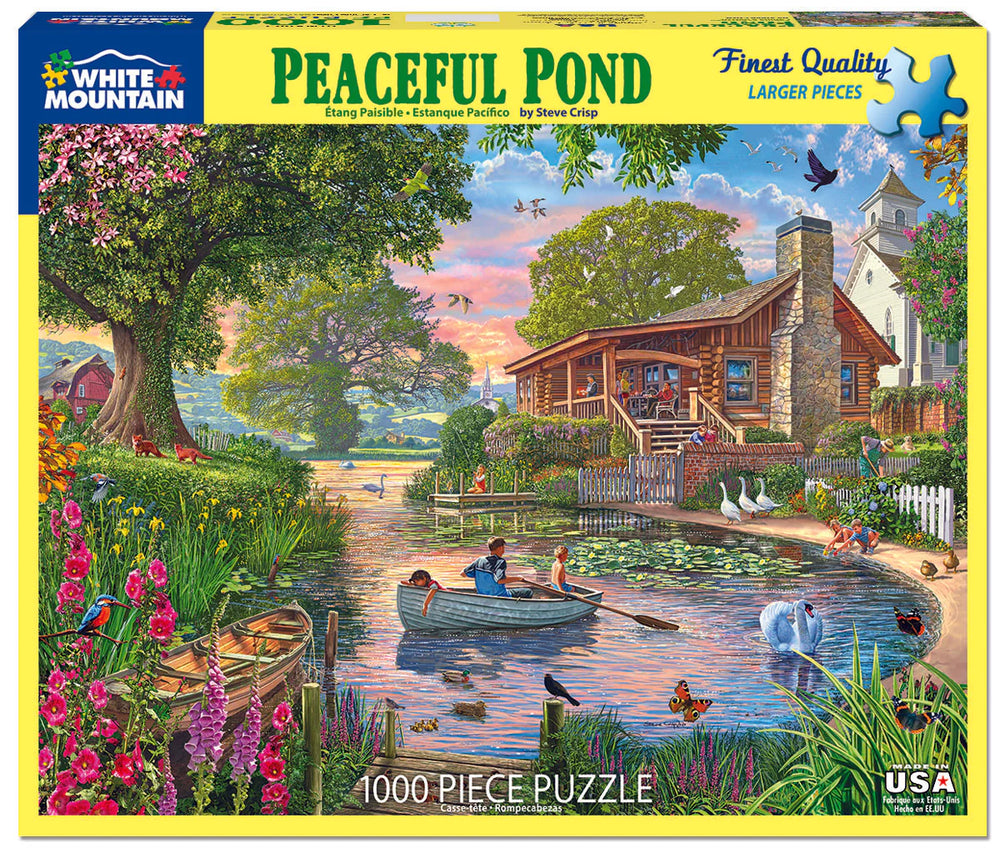 Peaceful Pond Puzzle: 1000pz