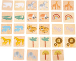 Small Foot Wooden Toys Safari Themed Memory Game