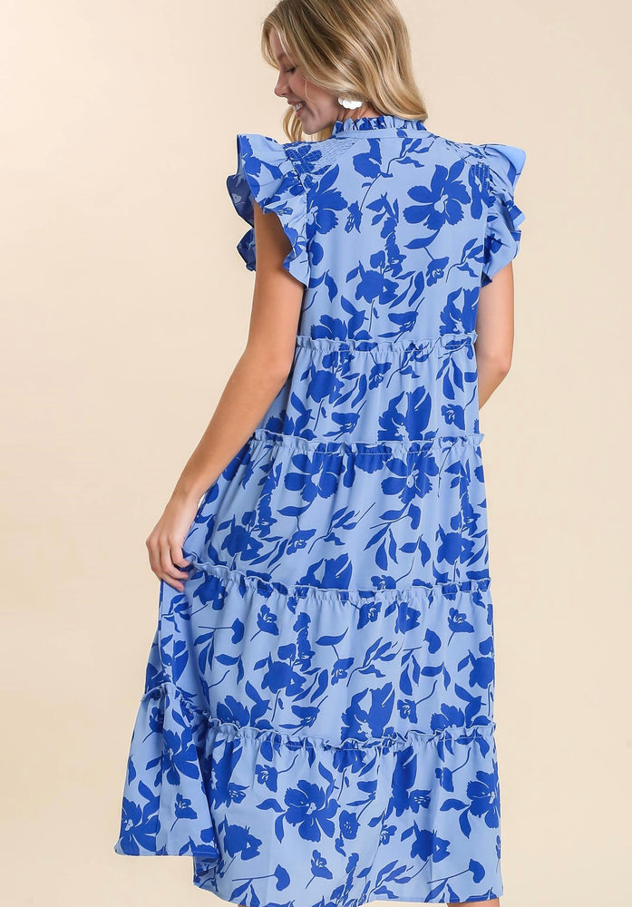 Growing Blue Maxi Dress
