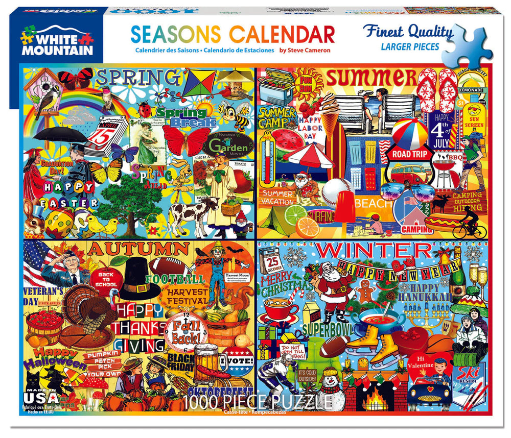 Seasons Calendar Puzzle: 1000pz