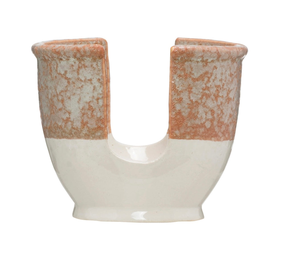 Stoneware Sponge Holder with Glaze