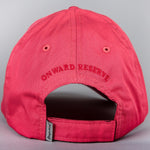 Vintage Label Lightweight Cotton Hat Washed Red