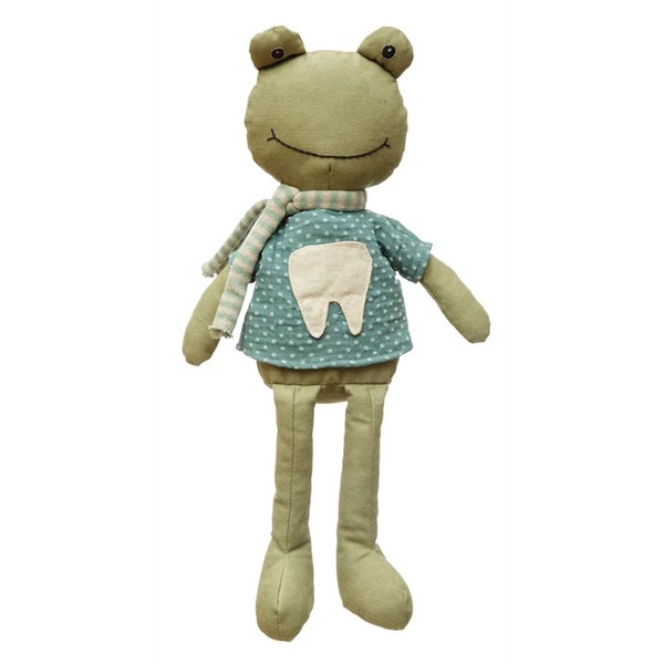 CREATIVE CO-OP FABRIC ANIMAL TOOTH FAIRY PILLOW