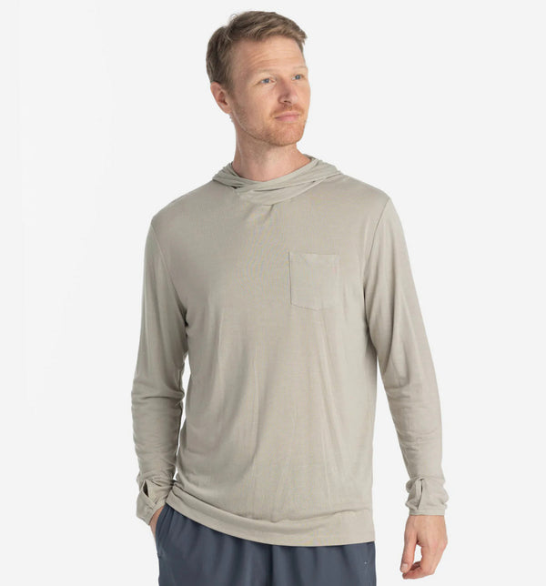 Men's Bamboo Lightweight Hoody Sandstone