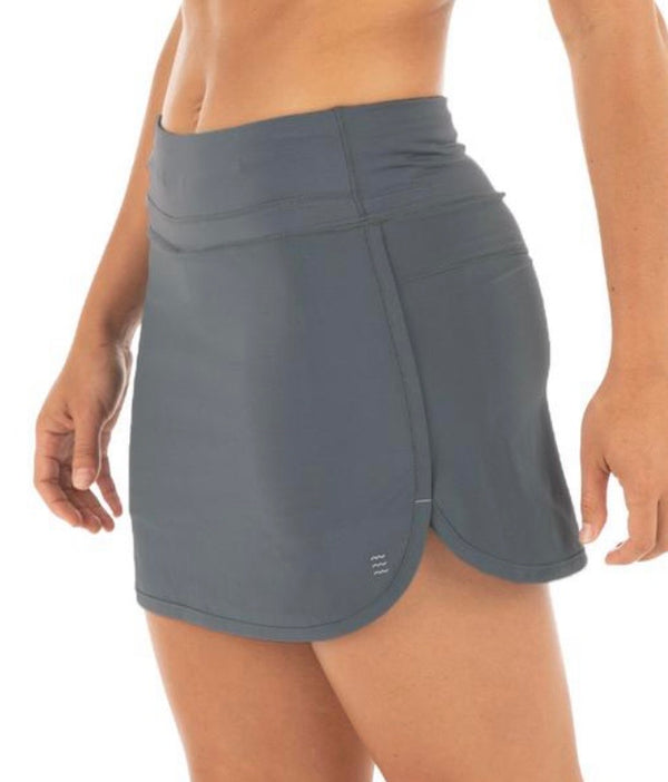 WOMEN'S BAMBOO-LINED BREEZE SKORT- Blue Dusk