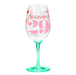 Acrylic Wine Glass - Forever 29