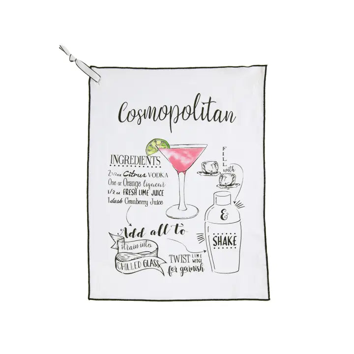"Cosmopolitan" Tea Towel